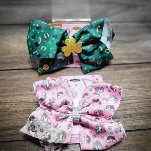 New Set Of Two JoJo Siwa Hair Bows Pink Lights Up